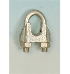 Wireklemme galv 1/4"  6,0mm